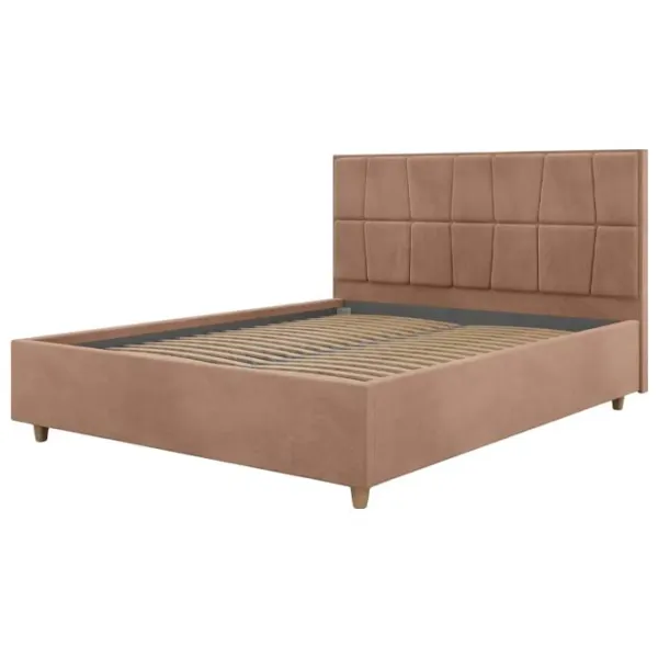 Pat Crinela Malvina Modern Velluto 03 160 x 200 cm / Placaj / Dark Beige photo 4