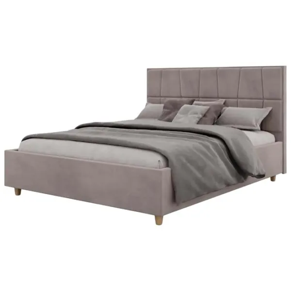 Pat Crinela Malvina Modern Velluto 15 140 x 200 cm / Placaj / Gray photo 1