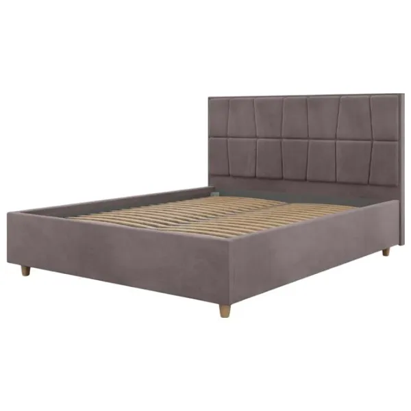 Pat Crinela Malvina Modern Velluto 16 140 x 200 cm / Placaj / Gray photo 2