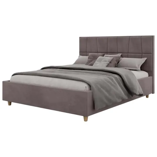 Pat Crinela Malvina Modern Velluto 16 160 x 200 cm / Placaj / Gray photo 1