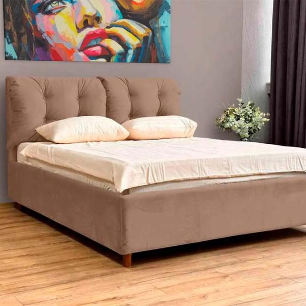 Pat Crinela Adele Modern Velluto 03 180 x 200 cm / Placaj / Dark Beige photo 2