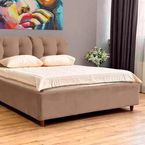 Pat Crinela Adele Modern Velluto 03 180 x 200 cm / Placaj / Dark Beige photo 3