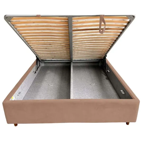 Pat Crinela Adele Modern Velluto 03 180 x 200 cm / Placaj / Dark Beige photo 4