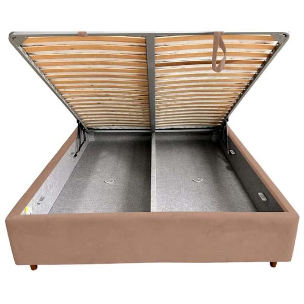 Pat Crinela Adele Modern Velluto 03 180 x 200 cm / Placaj / Dark Beige photo 4