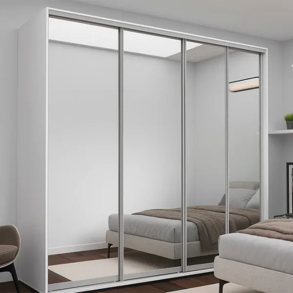 Шкаф Nex Home NX-1833 240 x 60см x 220 / ЛДСП / Белый photo 1