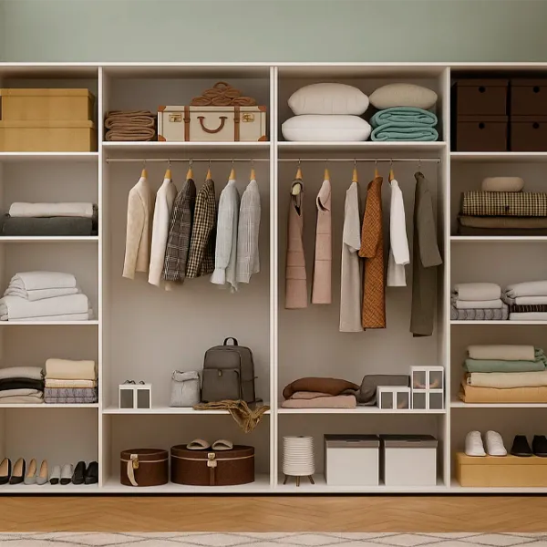 Шкаф Nex Home NX-1837 280 x 60см x 240 / ЛДСП / Белый photo 2