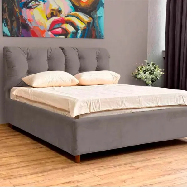 Pat Crinela Adele Modern Velluto 15 180 x 200 cm / Placaj / Silver-gray photo 2