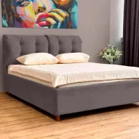 Pat Crinela Adele Modern Velluto 16 180 x 200 cm / Placaj / Gray photo 2