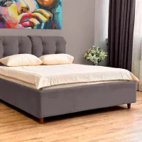 Pat Crinela Adele Modern Velluto 16 180 x 200 cm / Placaj / Gray photo 3