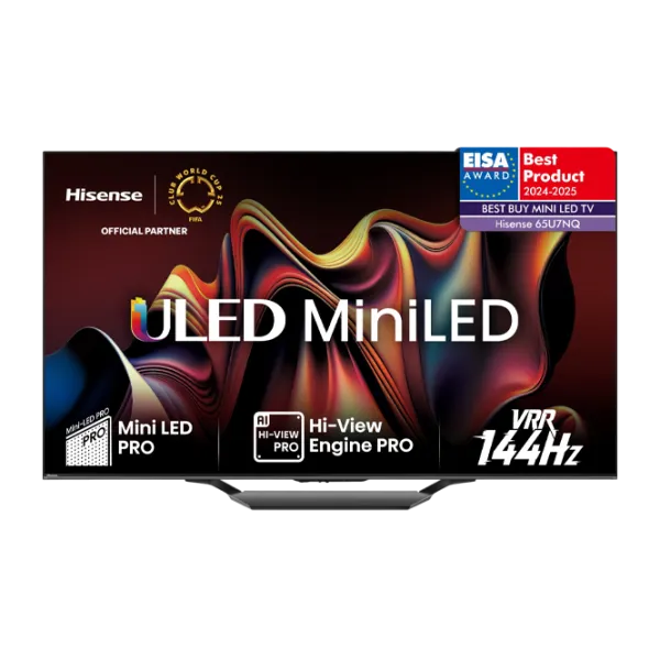 Телевизор Hisense 65U7NQ  65" / MiniLED / 4K / Smart / Черный photo 1