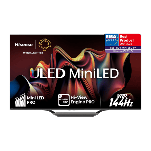 Телевизор Hisense 65U7NQ  65" / MiniLED / 4K / Smart / Черный photo 1