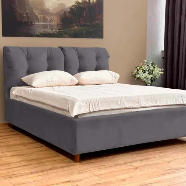 Кровать Crinela Adele Modern Glow 19 180 x 200 см / Фанера / Антрацит photo 3