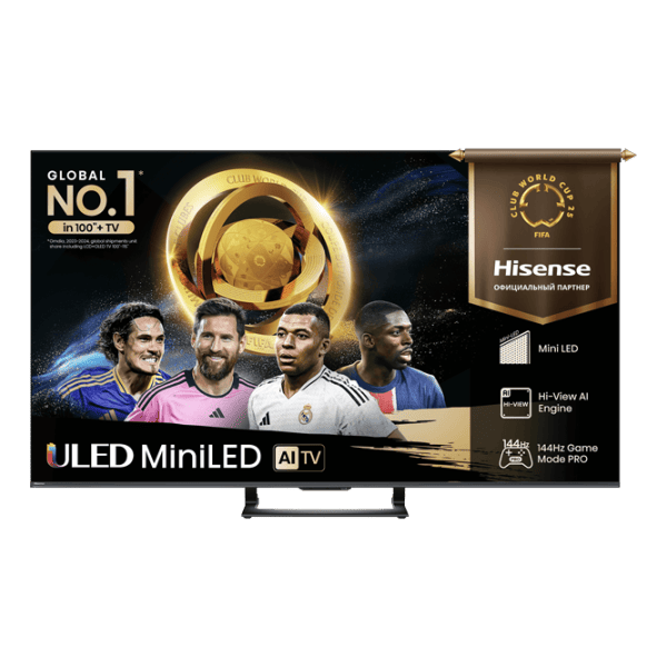 Телевизор Hisense 55U7Q 55" / MiniLED / 4K / Smart TV / Черный photo 1 Телевизор Hisense 55U7Q 55" / MiniLED / 4K / Smart TV / Черный photo 1