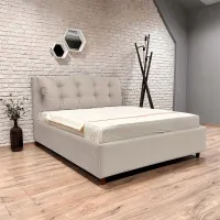 Кровать Crinela Adaline Modern Glow 03 140 x 200 см / Фанера / Антрацит photo 3