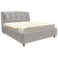 Кровать Crinela Adaline Modern Glow 15 160 x 200 см / Фанера / Светло Серый