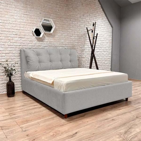 Кровать Crinela Adaline Modern Glow 15 180 x 200 см / Фанера / Светло Серый photo 3