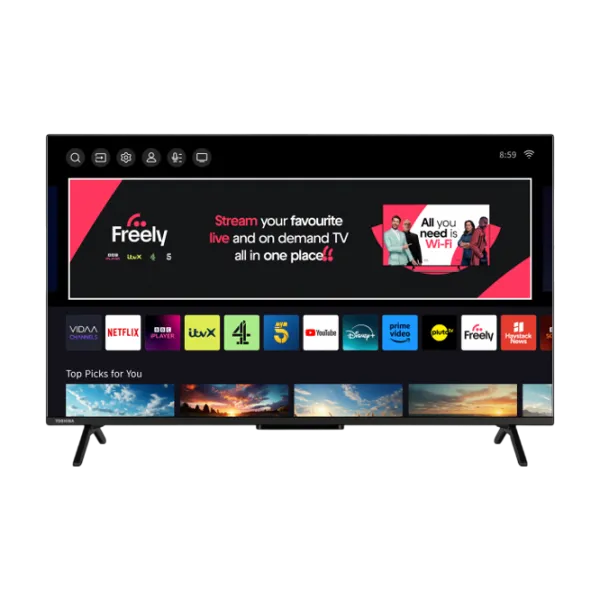 Телевизор Toshiba 43UV1563DG 43" / DLED / 4K / Smart TV / Черный photo 1 Телевизор Toshiba 43UV1563DG 43" / DLED / 4K / Smart TV / Черный photo 1