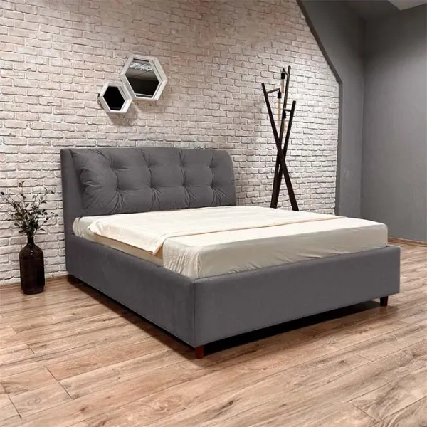 Кровать Crinela Adaline Modern Glow 19 180 x 200 см / Фанера / Антрацит photo 3