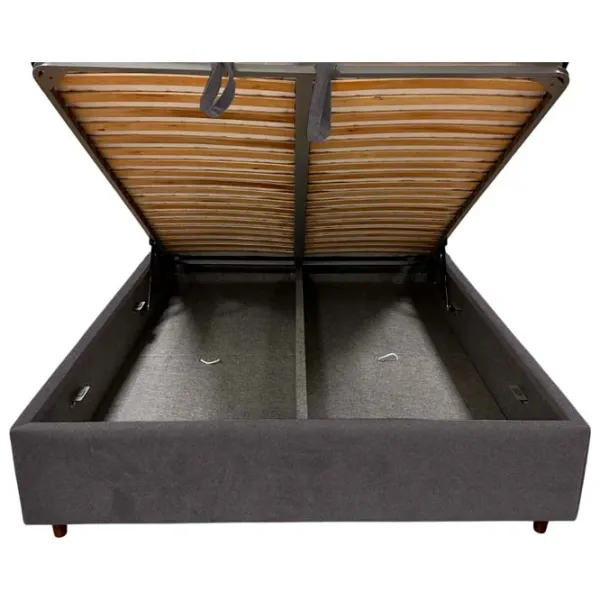 Кровать Crinela Adaline Modern Glow 19 180 x 200 см / Фанера / Антрацит photo 4