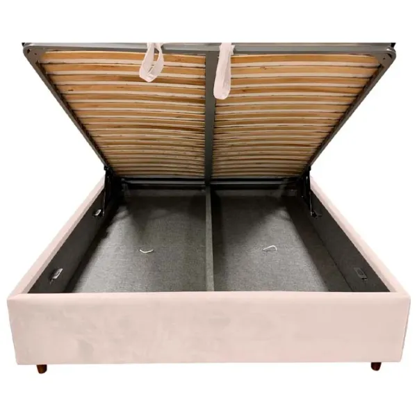 Кровать Crinela Adaline Modern Velluto 02 160 x 200 см / Фанера / Бежевый photo 4