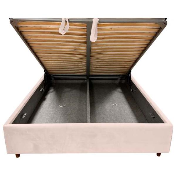 Кровать Crinela Adaline Modern Velluto 02 160 x 200 см / Фанера / Бежевый photo 4