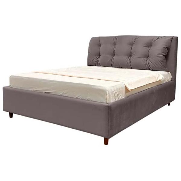 Кровать Crinela Adaline Modern Velluto 16 160 x 200 см / Фанера / Серый photo 2