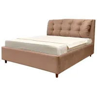Pat Crinela Adaline Modern Velluto 03 160 x 200 cm / Placaj / Dark Beige photo 2