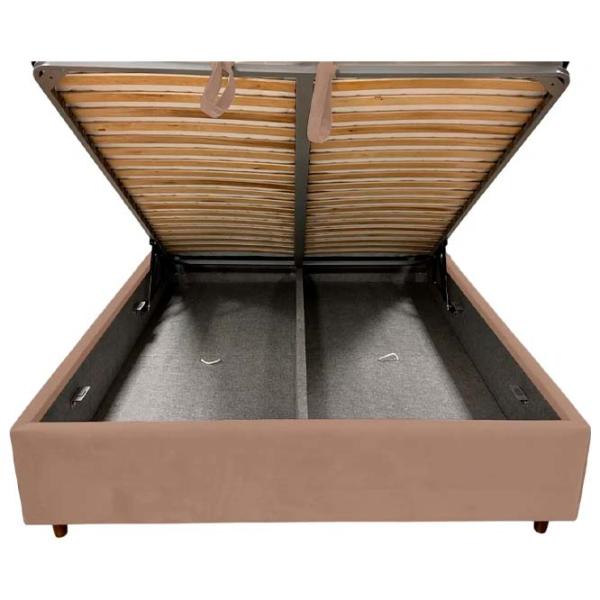 Pat Crinela Adaline Modern Velluto 03 180 x 200 cm / Placaj / Dark Beige photo 4