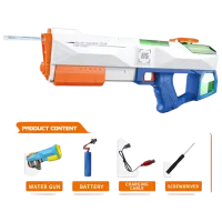 Pistol cu apă Water Gun 2in1 Pump LD-600D 3+ / Apă / White photo 2