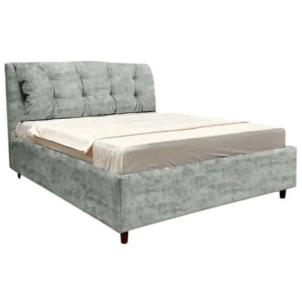 Кровать Crinela Premium Adaline Malibu 03 160 x 200 см / Фанера / Серый photo 1