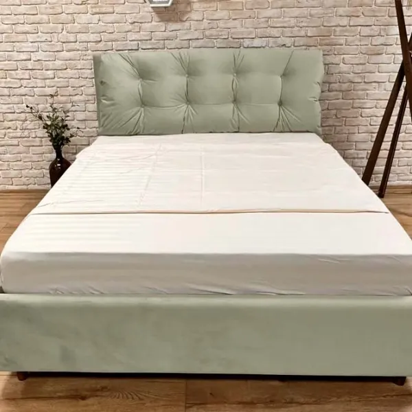 Pat Crinela Premium Adaline Laguna 09 160 x 200 cm / Placaj / Piatră gri photo 2