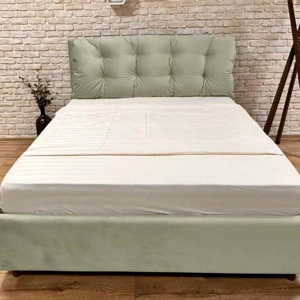 Pat Crinela Premium Adaline Laguna 09 160 x 200 cm / Placaj / Piatră gri photo 2