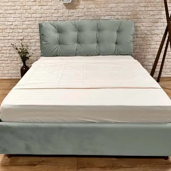 Кровать Crinela Premium Adaline Laguna 43 160 x 200 см / Фанера / Серый photo 2