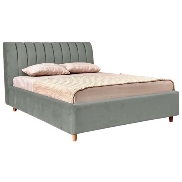 Кровать Crinela Premium Margo Laguna 43 180 x 200 см / Фанера / Серый photo 1