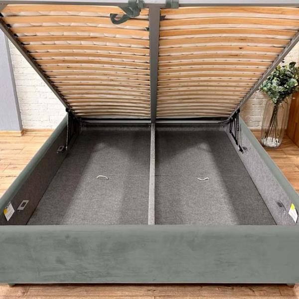 Кровать Crinela Premium Margo Laguna 43 180 x 200 см / Фанера / Серый photo 4