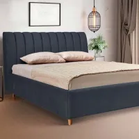 Кровать Crinela Premium Margo Laguna 44 160 x 200 см / Фанера / Графит photo 4
