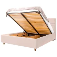 Кровать Crinela Maria Modern Velluto 02 160 x 200 см / Фанера / Бежевый photo 4