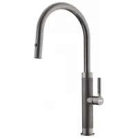 Смеситель для кухни Franke Mythos Master Piece Oднорычажный / выдвижной / Латунь / Антрацит