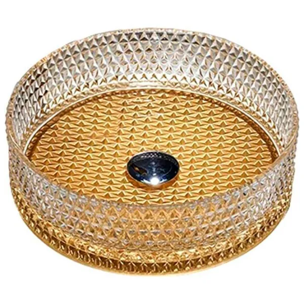 Lavoar SanDonna Mira Rotundă / Suprapuse / Gold photo 1