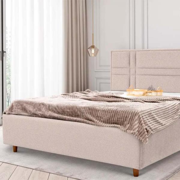 Кровать Crinela Maria Modern Glow 03 160 x 200 см / Фанера / Бежевый photo 3