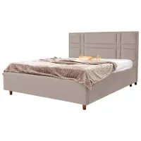 Кровать Crinela Maria Modern Glow 04 160 x 200 см / Фанера / Капучино