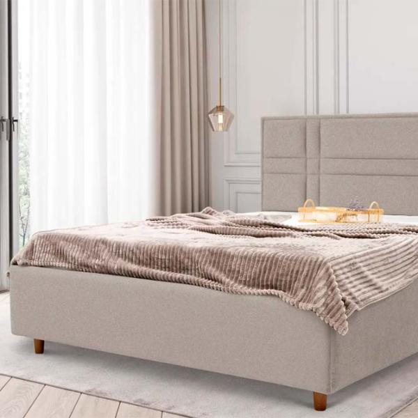 Кровать Crinela Maria Modern Glow 04 180 x 200 см / Фанера / Капучино photo 3