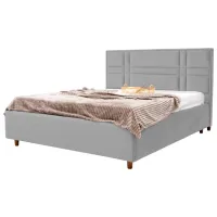 Кровать Crinela Maria Modern Glow 15 180 x 200 см / Фанера / Светло Серый