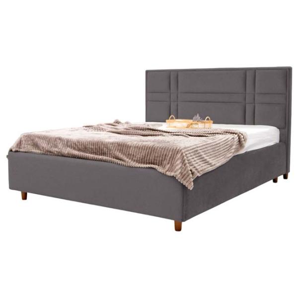 Кровать Crinela Maria Modern Glow 19 140 x 200 см / Фанера / Антрацит photo 1