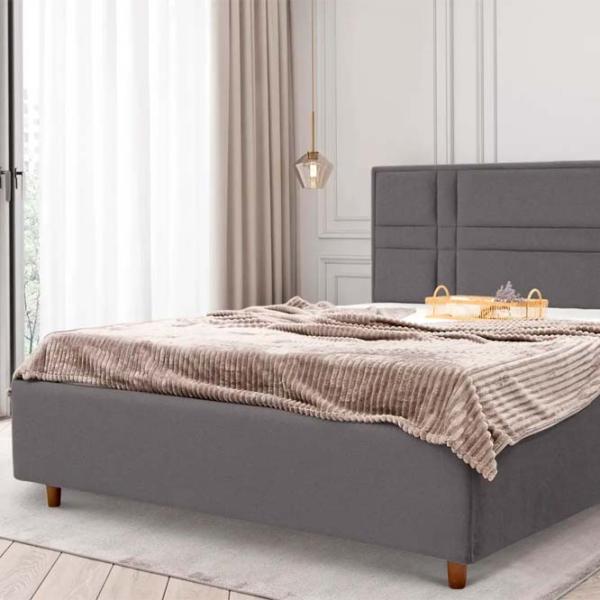 Кровать Crinela Maria Modern Glow 19 140 x 200 см / Фанера / Антрацит photo 3