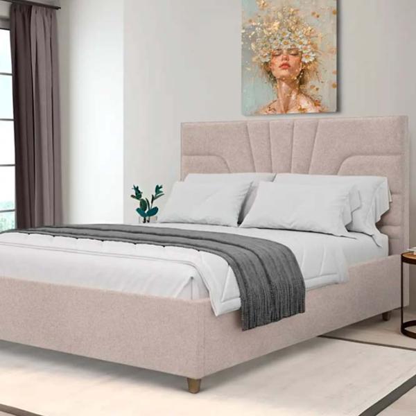 Кровать Crinela Oxana Modern Glow 03 180 x 200 см / Фанера / Бежевый photo 2