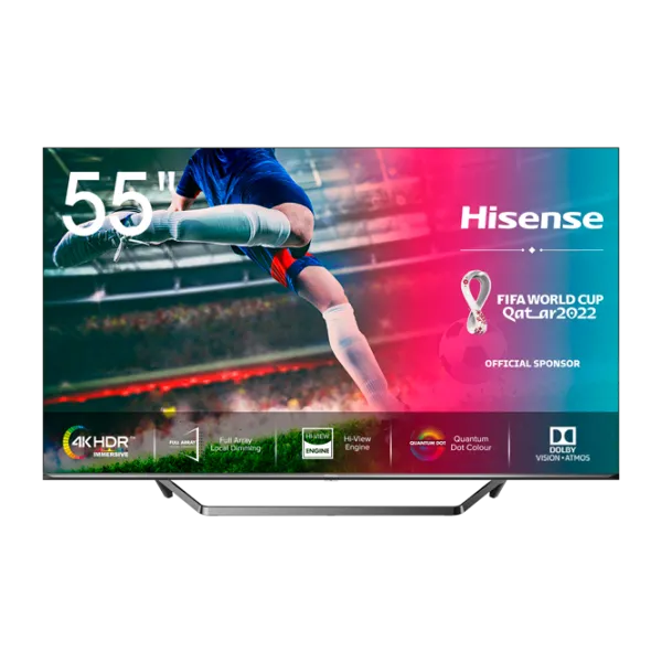 Televizor Hisense 55U7QF 55" / ULED / 4K / Smart / Black photo 1