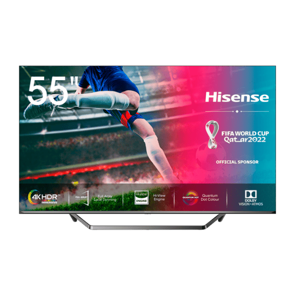 Televizor Hisense 55U7QF 55" / ULED / 4K / Smart / Black photo 1