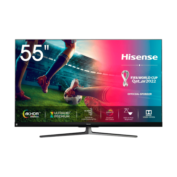 Телевизор Hisense 55U8QF 55" / ULED / 4K / Smart / Черный photo 1