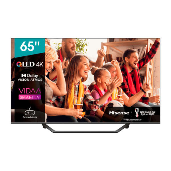 Телевизор Hisense 65A7GQ 65" / QLED / 4K / Smart TV / Черный photo 1
